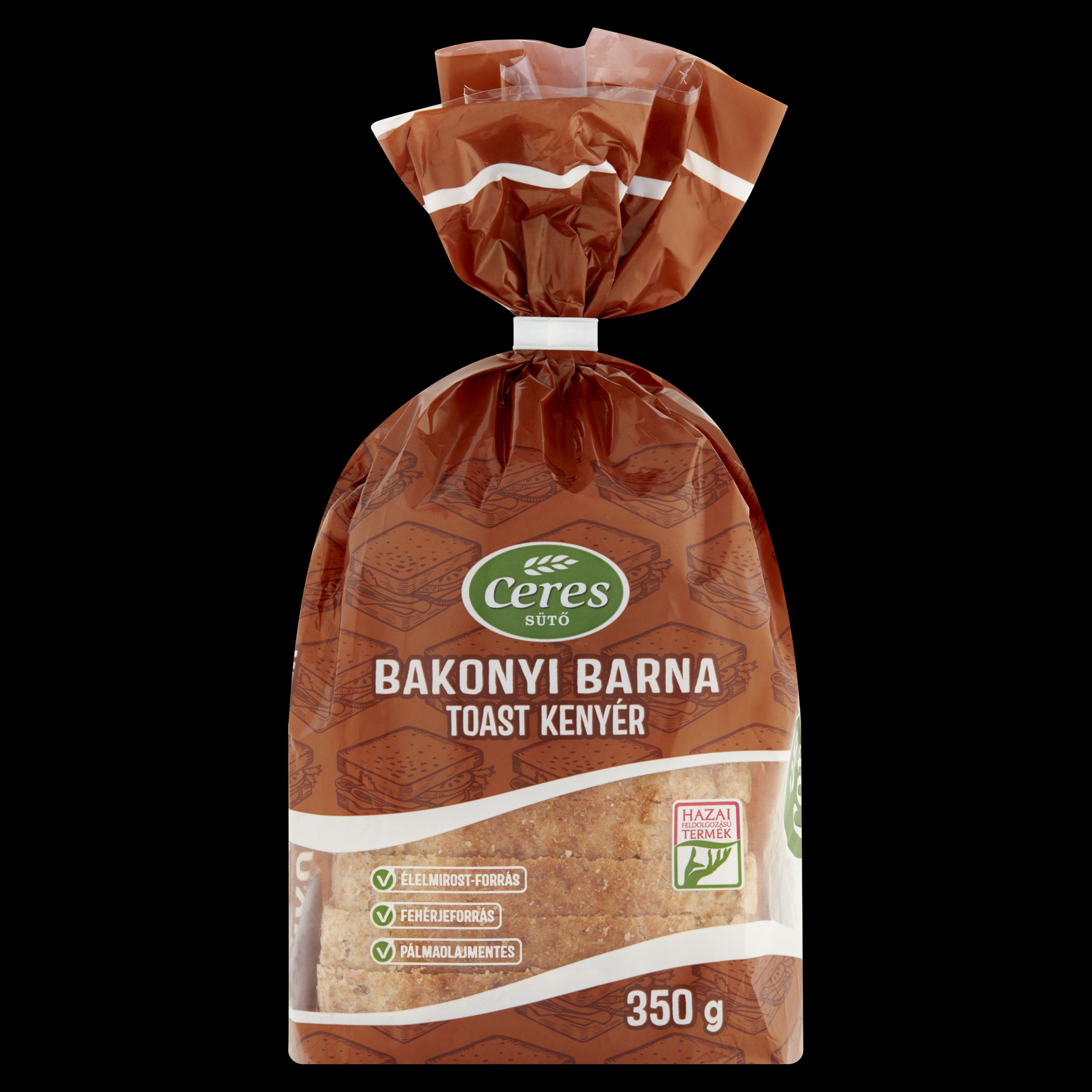 Bakonyi Barna toast kenyér 350g